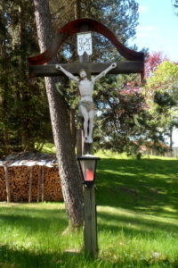 Kreuz am ehemaligen Pestfriedhof Bertoldshofen